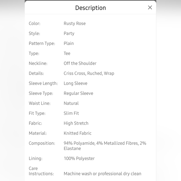 SHEIN Off Shoulder Ruched Glitter Bodysuit (Size Large 8/10) - Picture 4 of 5